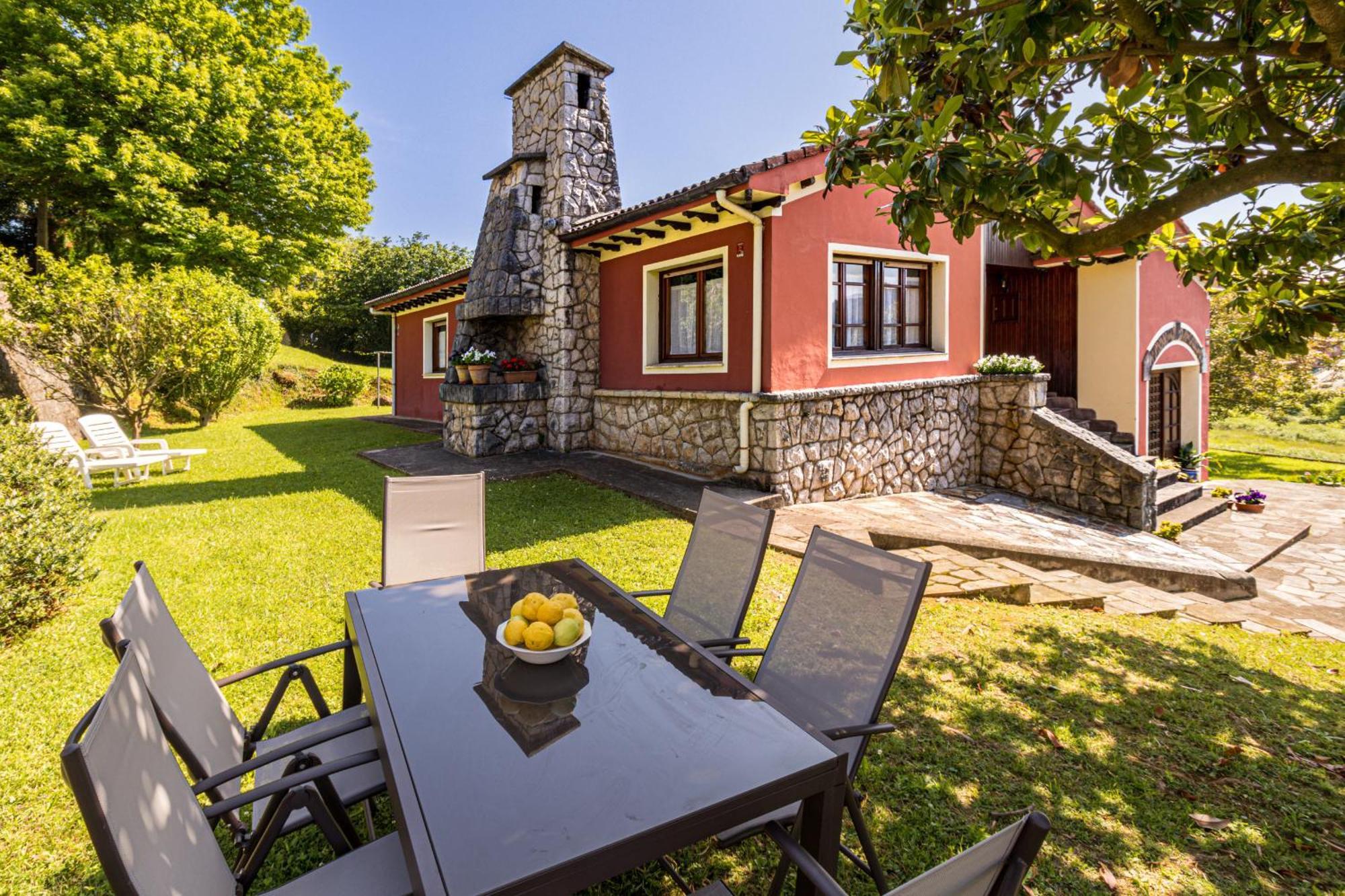 Casa Con Jardin Privado Orena Bagian luar foto