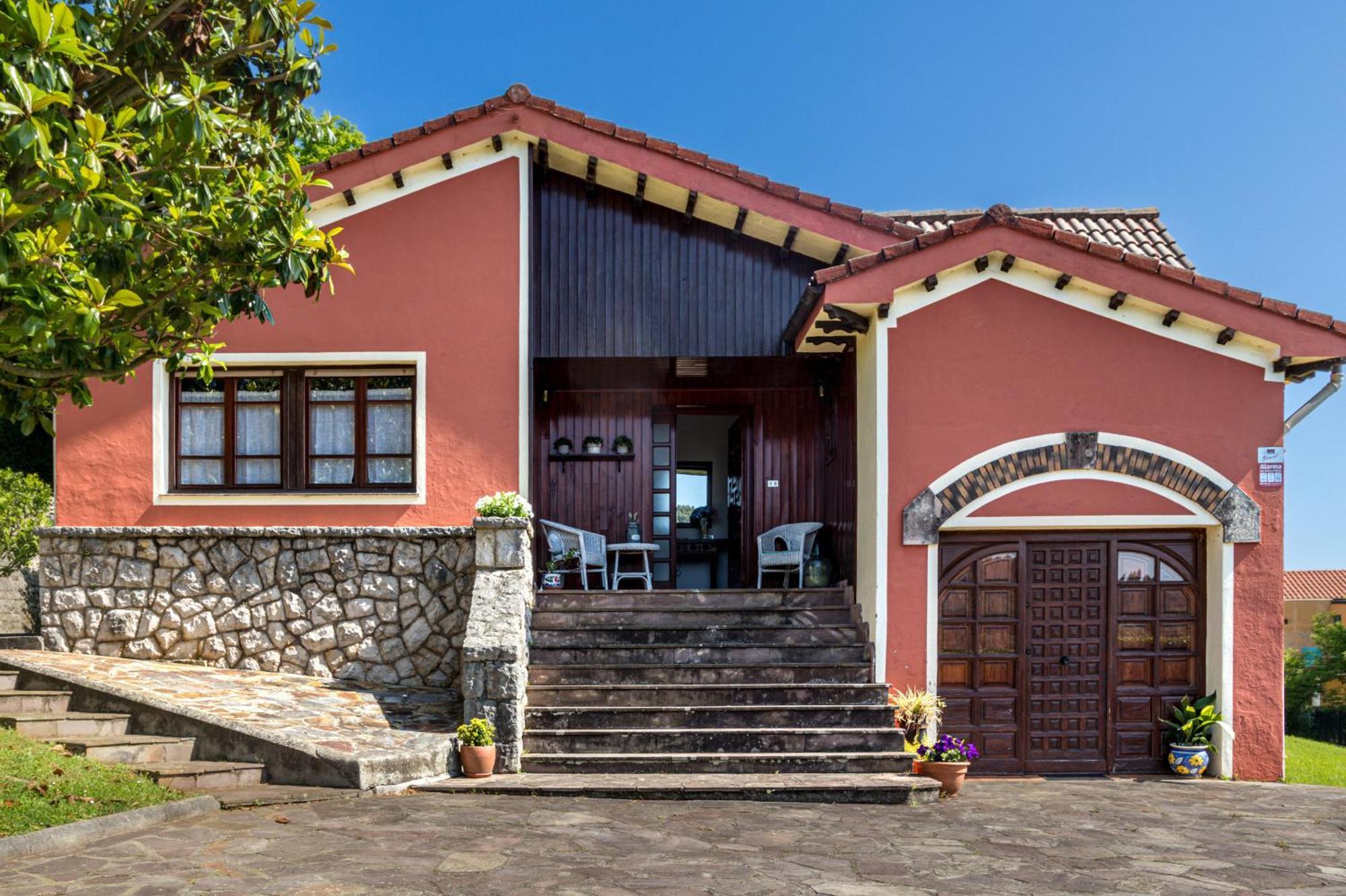 Casa Con Jardin Privado Orena Bagian luar foto